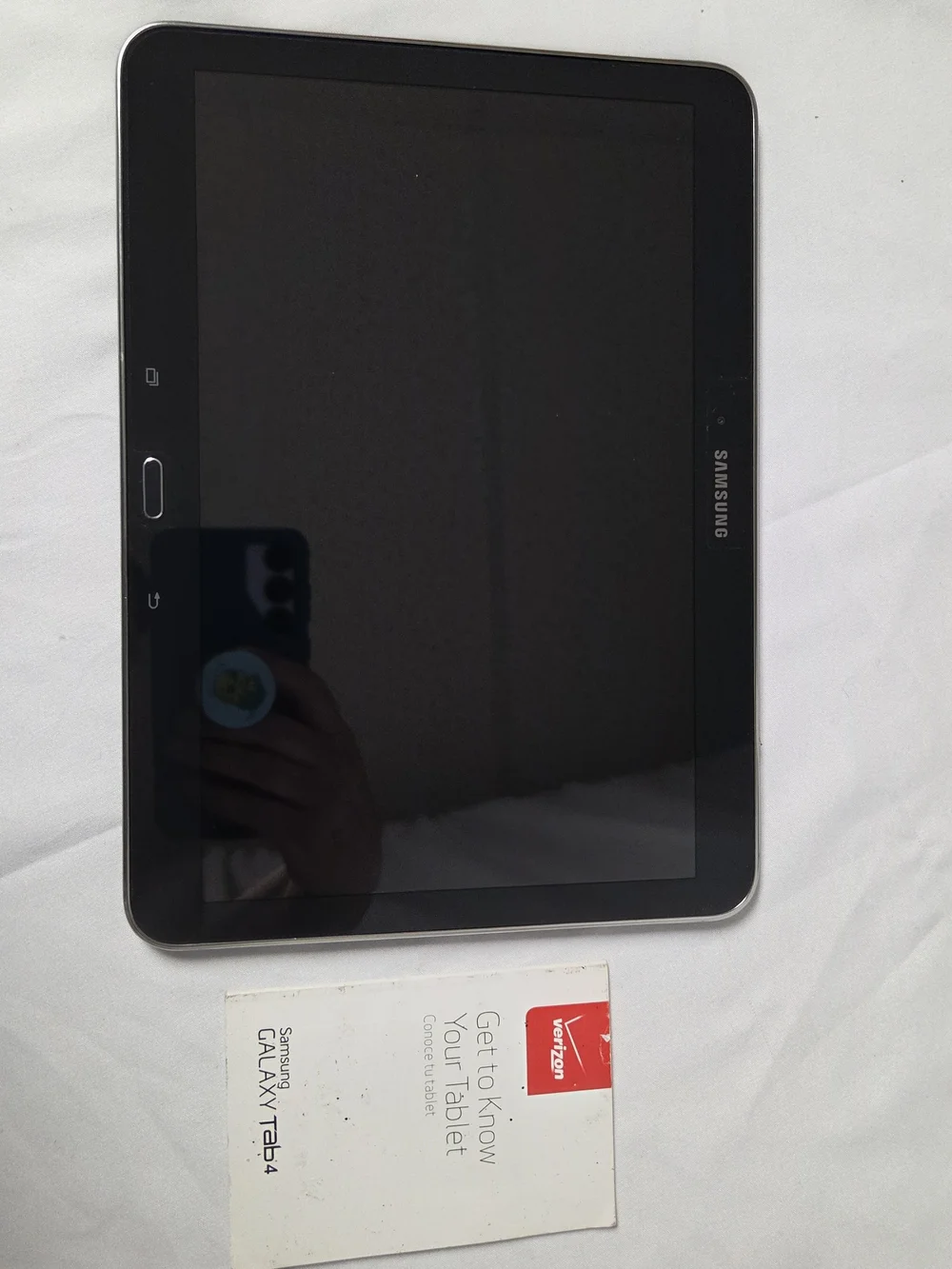 Samsung Galaxy Tab 4 SM-T537V - Black 10.9” - 16GB + 4G LTE - Good Condition